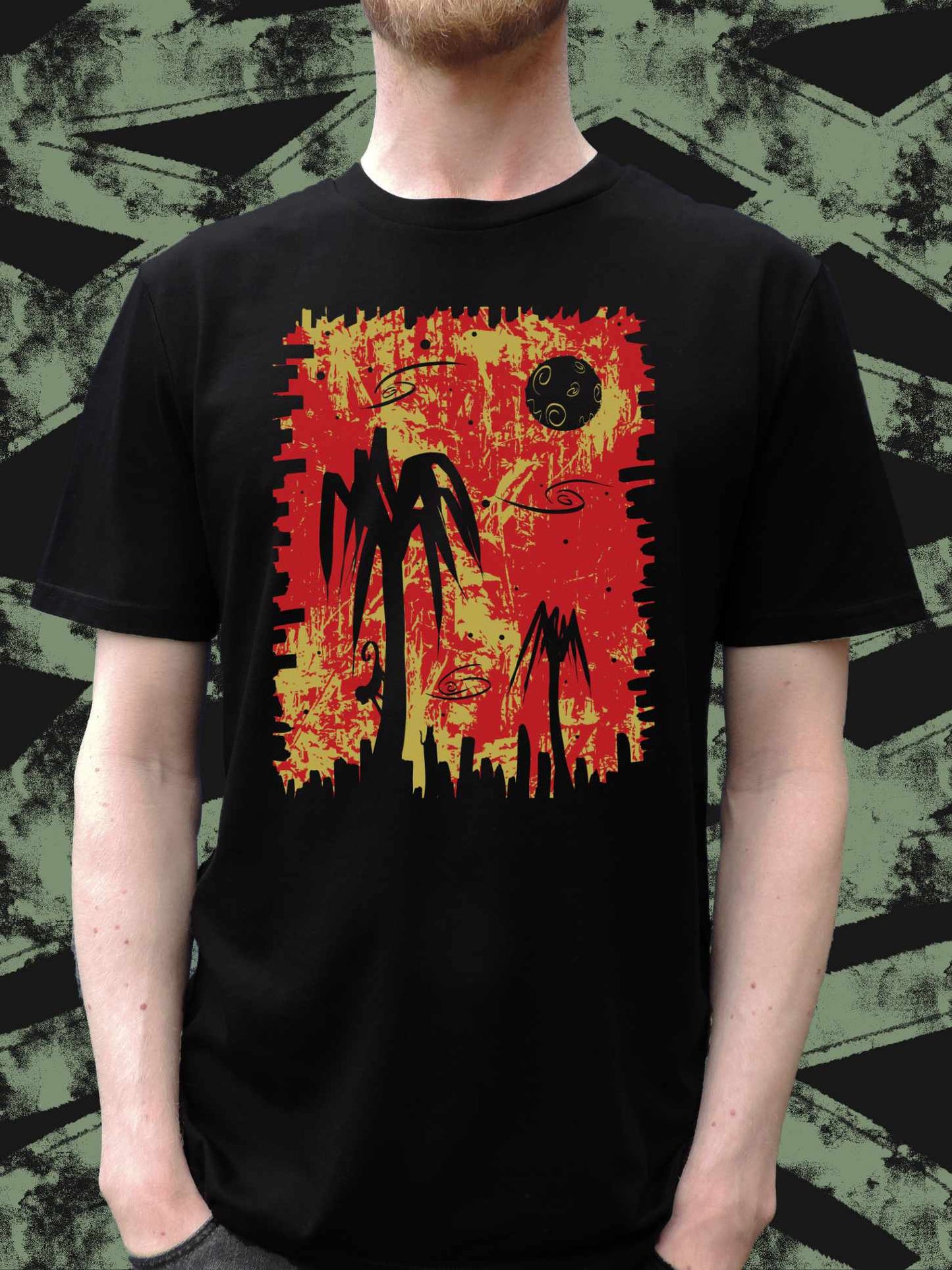 Palm Tree Moon - Premium Unisex T-Shirt